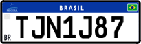 License plate of Brazil, Private owners (Mercosul)