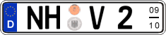 German license plate, Seasonal plates