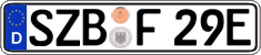 German license plate, Electric vehicles