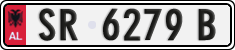 License plate of Albania, Cars (1993)