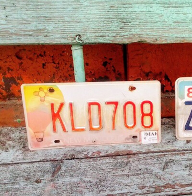KLD708, License plate without vehicle 