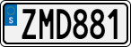 License plate of Sweden, Regular plates