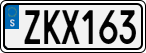 License plate of Sweden, Regular plates