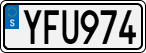 License plate of Sweden, Regular plates