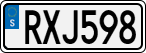 License plate of Sweden, Regular plates