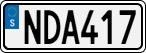 License plate of Sweden, Regular plates