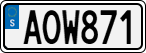 License plate of Sweden, Regular plates
