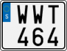 License plate of Sweden, Regular plates