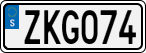 License plate of Sweden, Regular plates