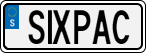 License plate of Sweden, Vanity Plates