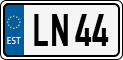 License plate of Estonia, Motorcycles