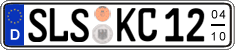 German license plate, Seasonal plates