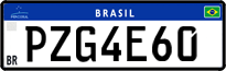 License plate of Brazil, Private owners (Mercosul)