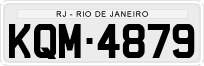 License plate of Brazil, Private owners (1990)