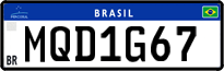 License plate of Brazil, Private owners (Mercosul)