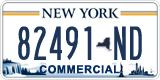 New York, Specialty plates (12345-AB)