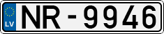License plate of Latvia, Regular car plates