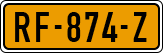 License plate of the Netherlands, Cars