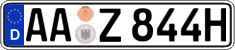 German license plate, Plates for oldtimers (type 