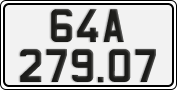 License plate of Vietnam, Cars
