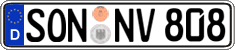 German license plate, Regular plates
