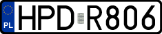License plates of Poland, Authorities