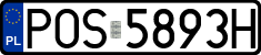 License plates of Poland, Regular car plates