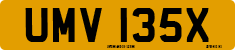 License plate of the United Kingdom, 1963 year system