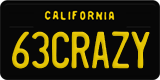 California, Vanity Plates