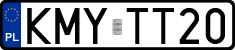 License plates of Poland, Regular car plates