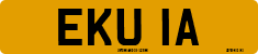 License plate of the United Kingdom, 1963 year system