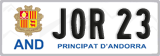License plate of Andorra, Vanity Plates