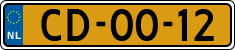 License plate of the Netherlands, Diplomatic