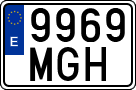 License plates of Spain, Ordinary (2000)
