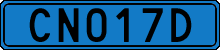 License plate of Sweden, Diplomatic