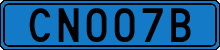 License plate of Sweden, Diplomatic