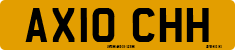 License plate of the United Kingdom, 2001 year system