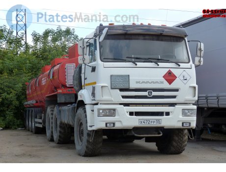 х472рр55, KamAZ 5350