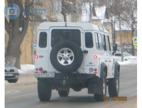 м657хв12, Land Rover Defender