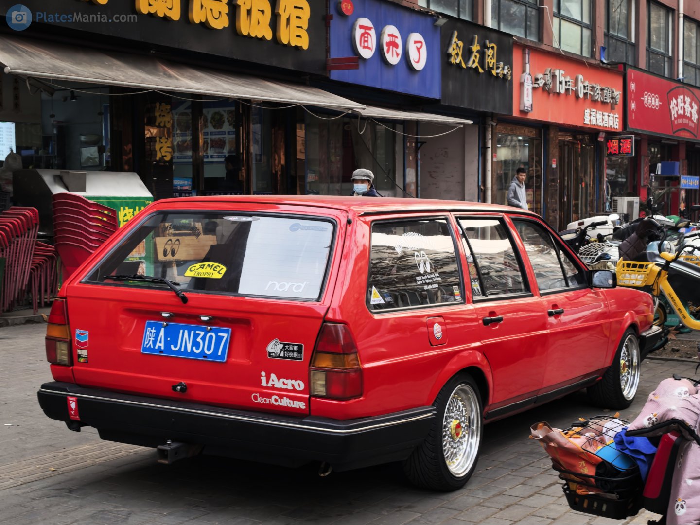陕A·JN307, Volkswagen Santana 1st gen (Quantum) Variant, 1981–1989  (–2012 for CN-market)