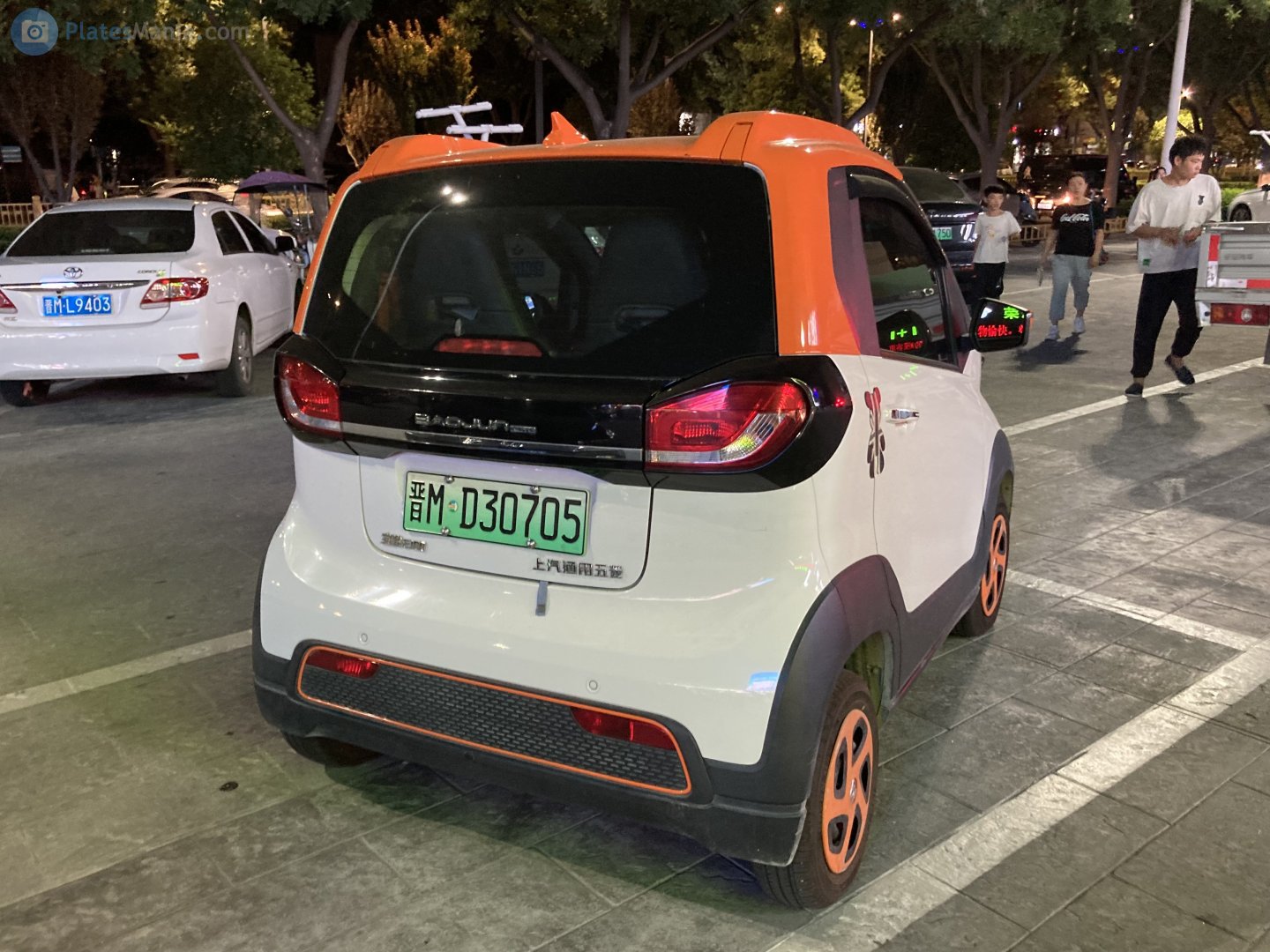 晋M·D30705, Baojun E100 1st gen, 2017–