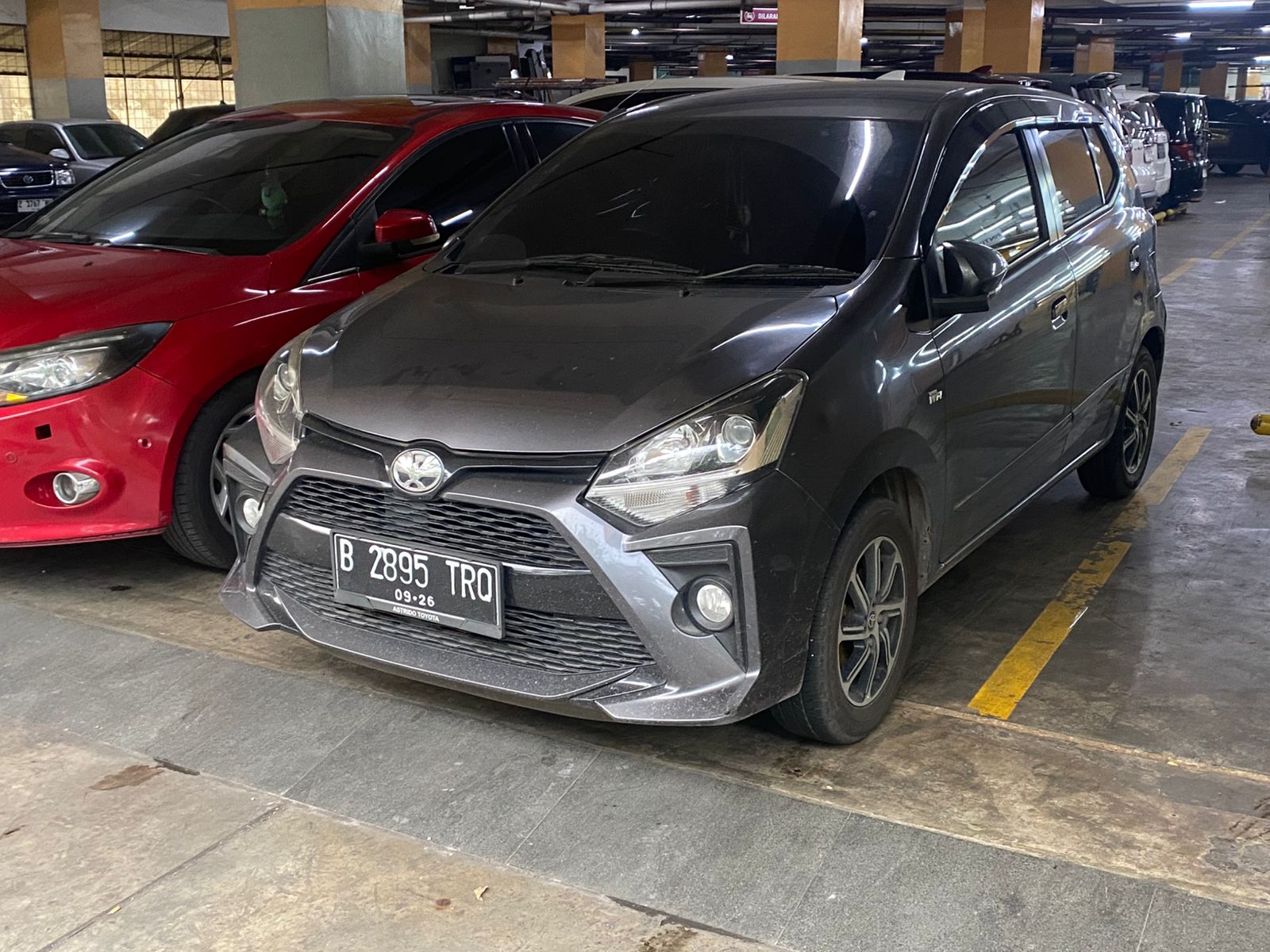 B 2895 TRQ, Toyota Agya 1st gen (B100), 2nd facelift, 2020–2023