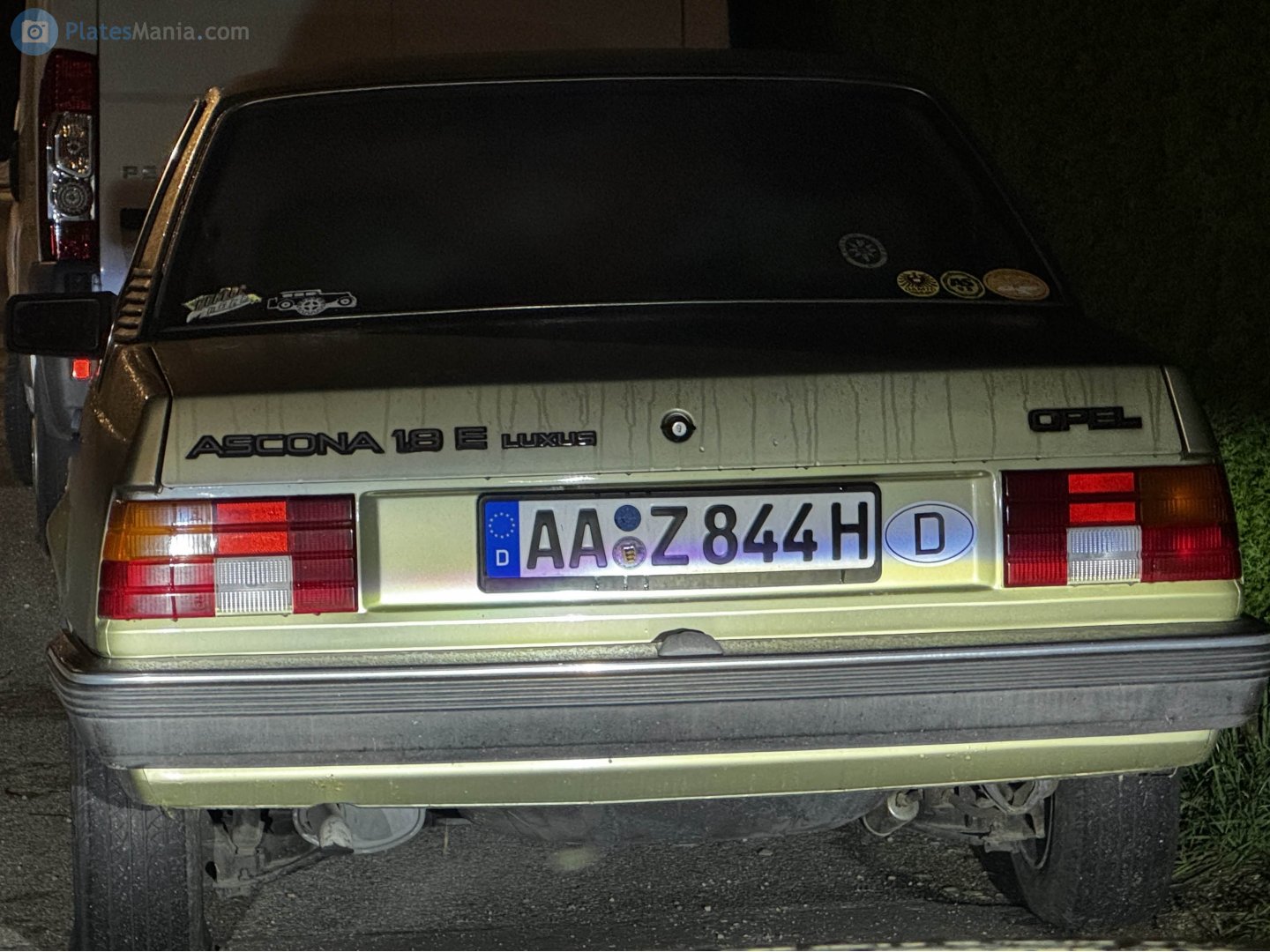 AA Z 844 H, Opel Ascona 3rd gen 2-door Sedan (C), 1981–1988