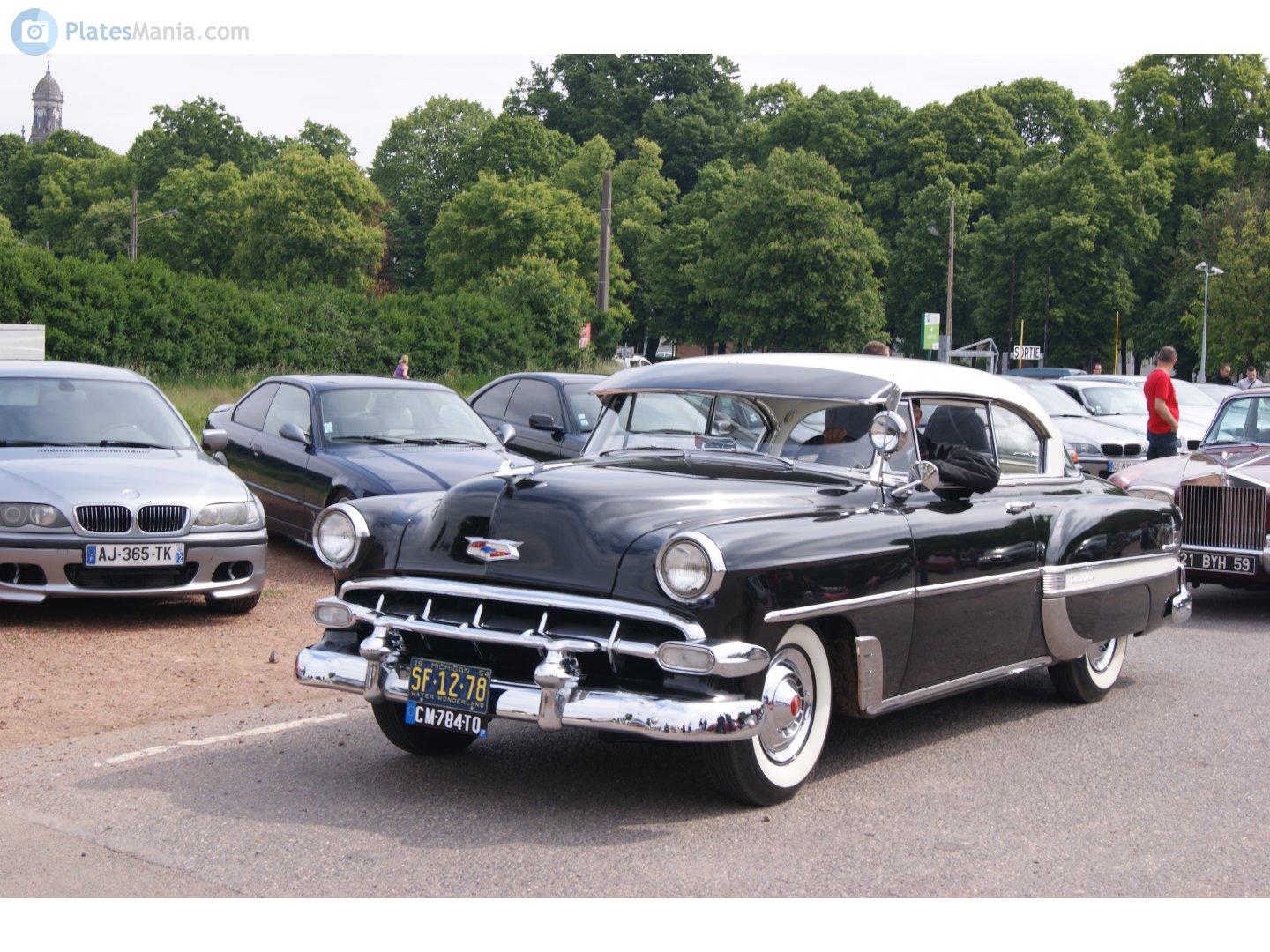 CM-784-TQ, Chevrolet Bel Air 1st gen 2-door Hardtop (2454; A-body), 1952–1954