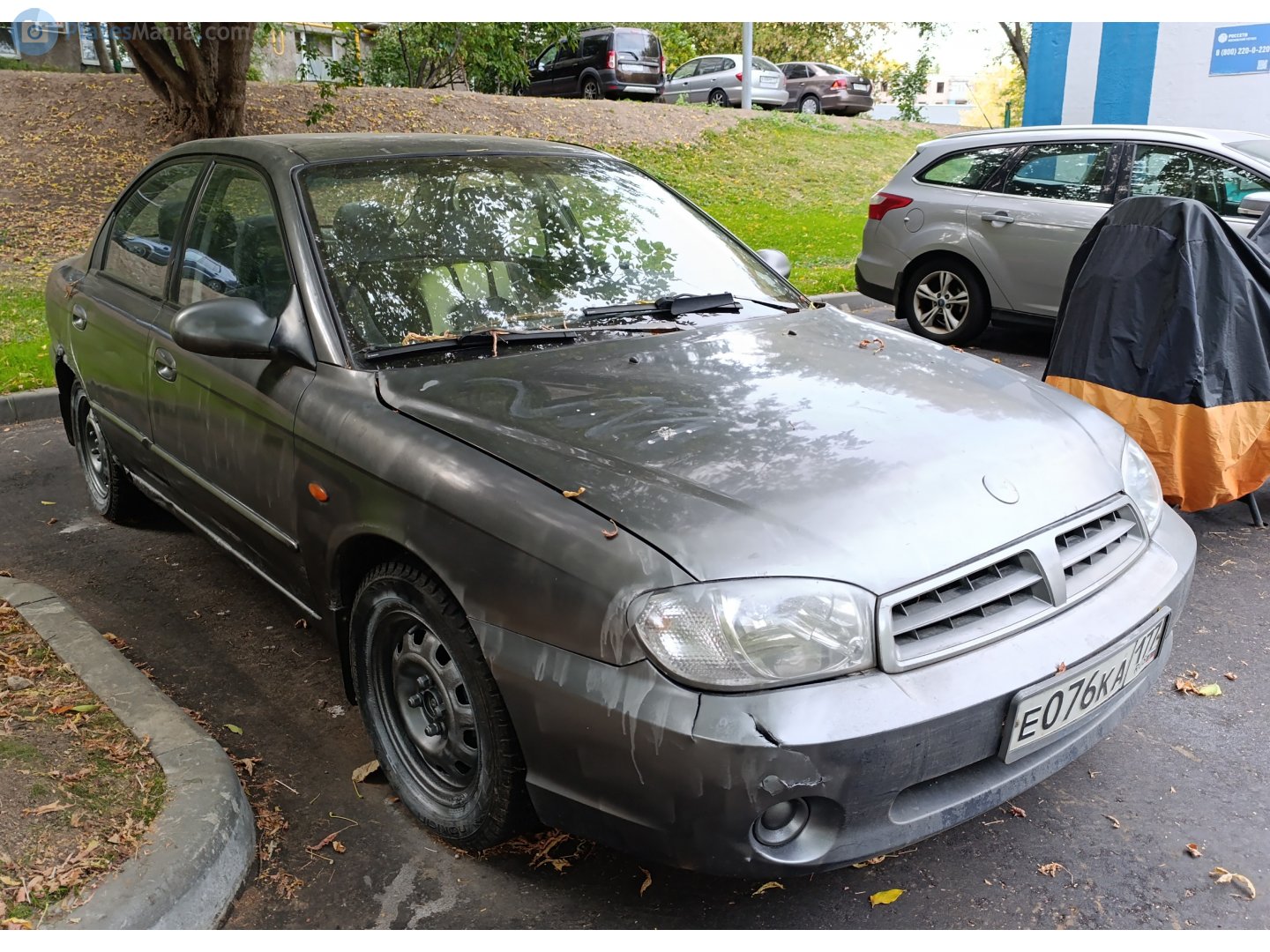 е 076 ка 177, Kia Sephia 2nd gen (II) Sedan (S-II), facelift, 2001–2004