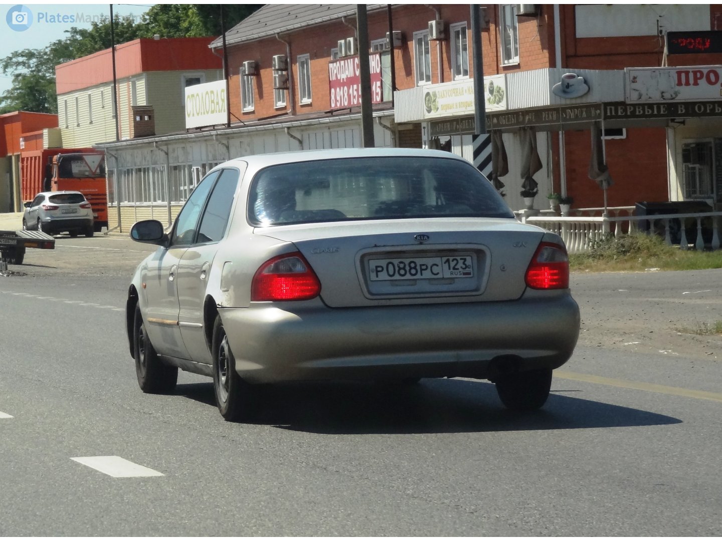 р 088 рс 123, Kia Clarus 1st gen Sedan (GC), facelift, 1998–2001