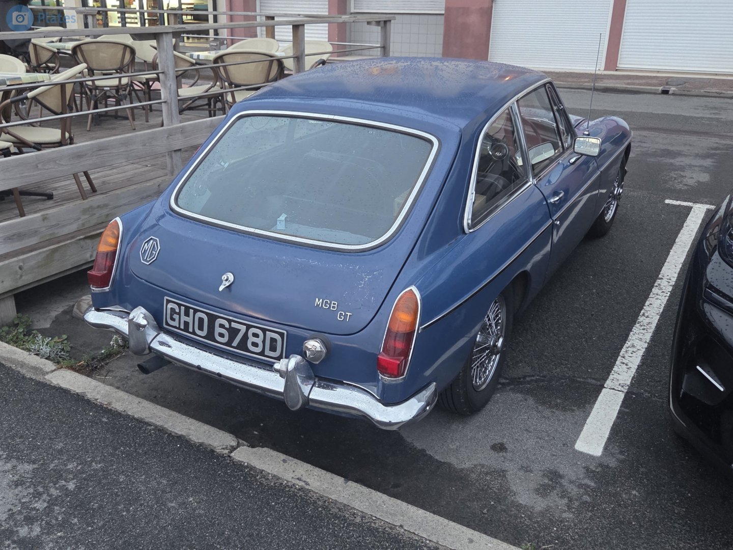 GHO678D, MG B 1st gen GT Coupé, 1965–1980