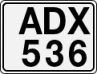 License plate of Sweden, Regular plates