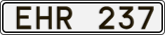 License plate of Sweden, Regular plates
