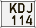 License plate of Sweden, Regular plates